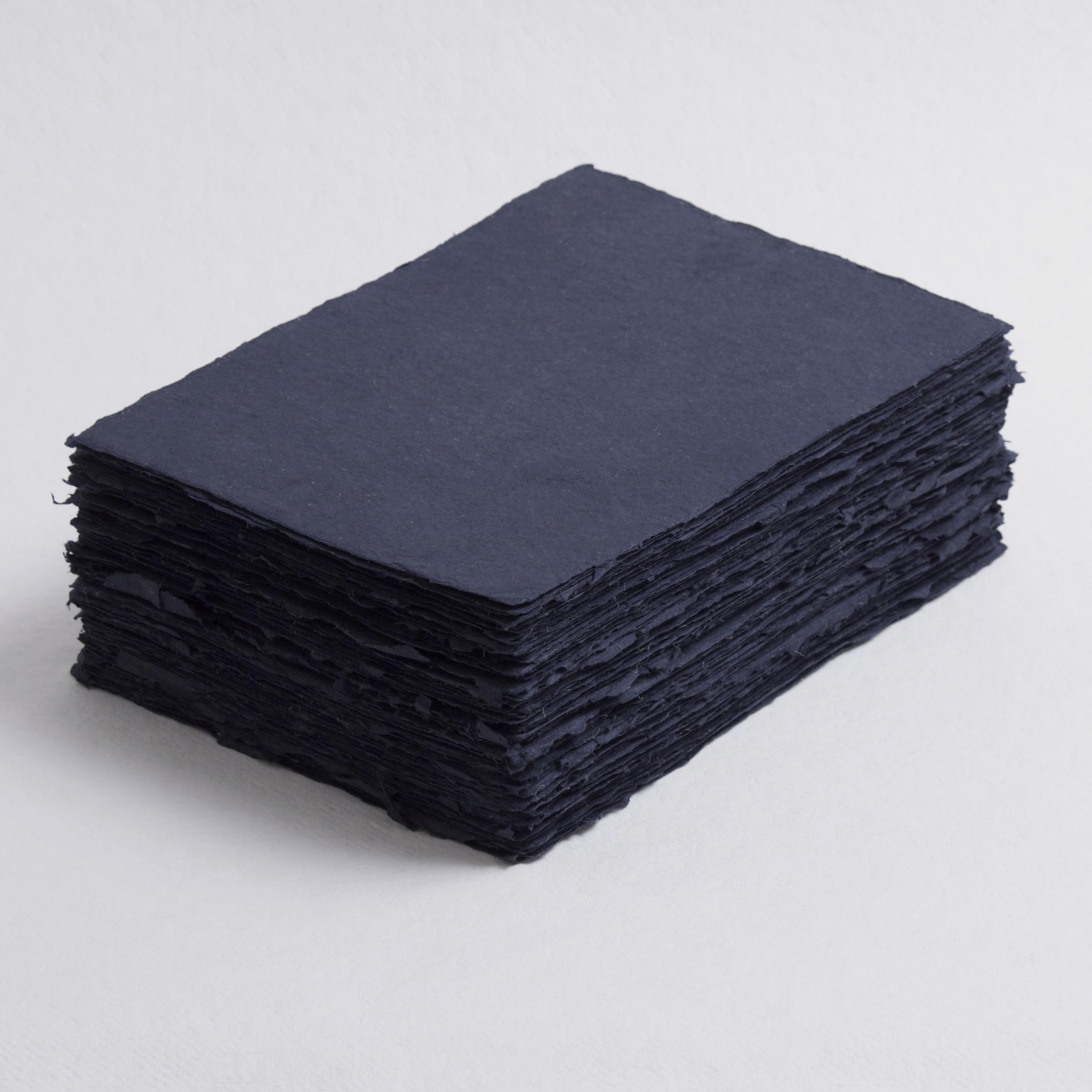 Black A5, 150gsm – Handmade Cotton Rag Deckle Edge Paper – Sri ...