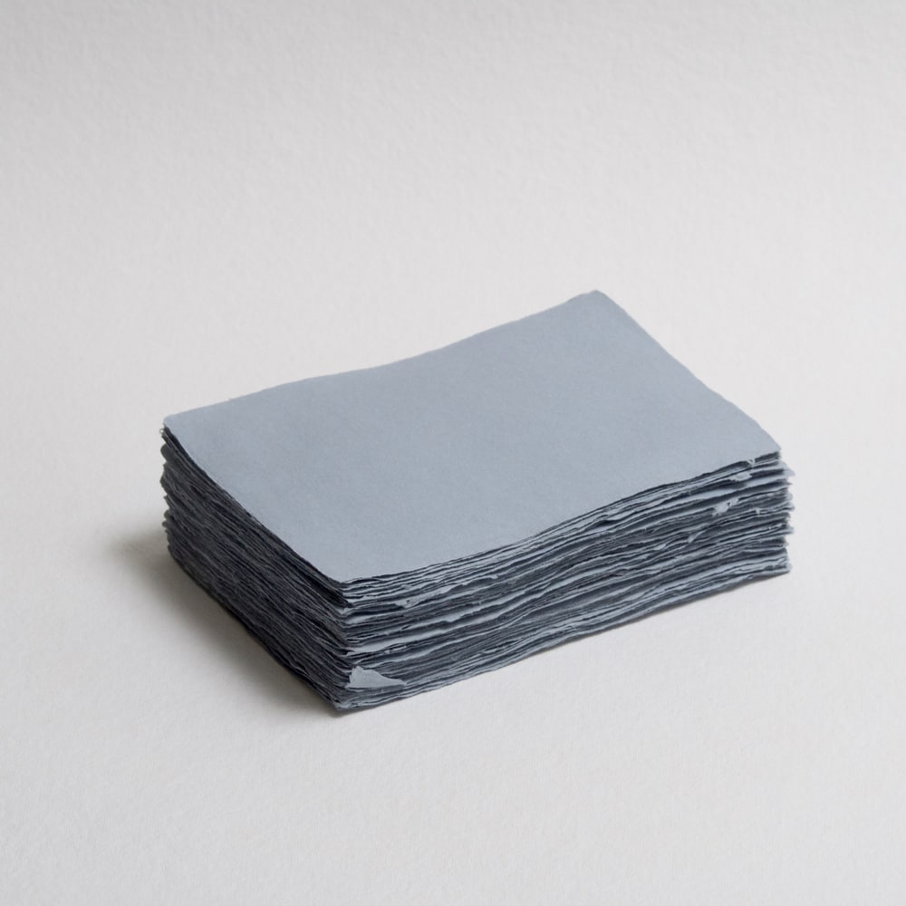 Deep Blue, 5 x 7, 300 gsm – Deckle edge paper – Indian Cotton Paper Co.