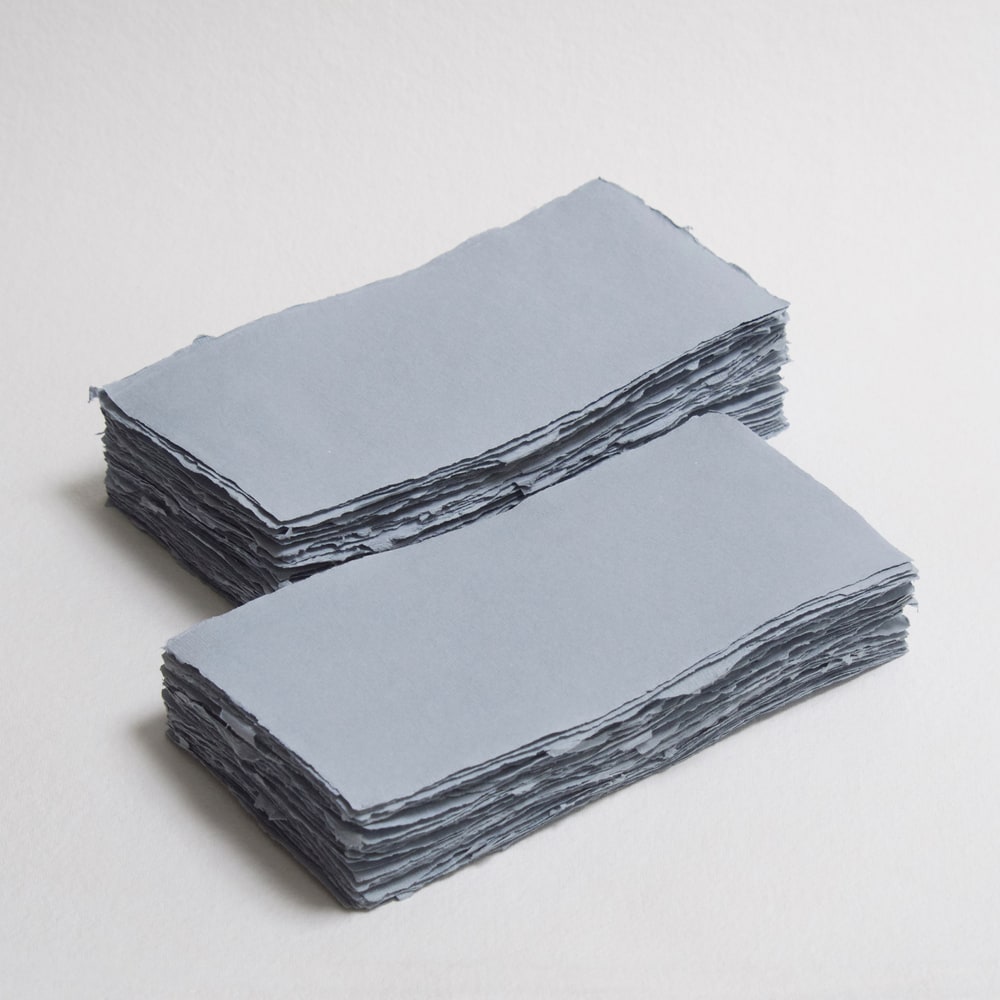 Dark Green, 5 x 7, 300 gsm – Deckle edge paper – Indian Cotton Paper Co.