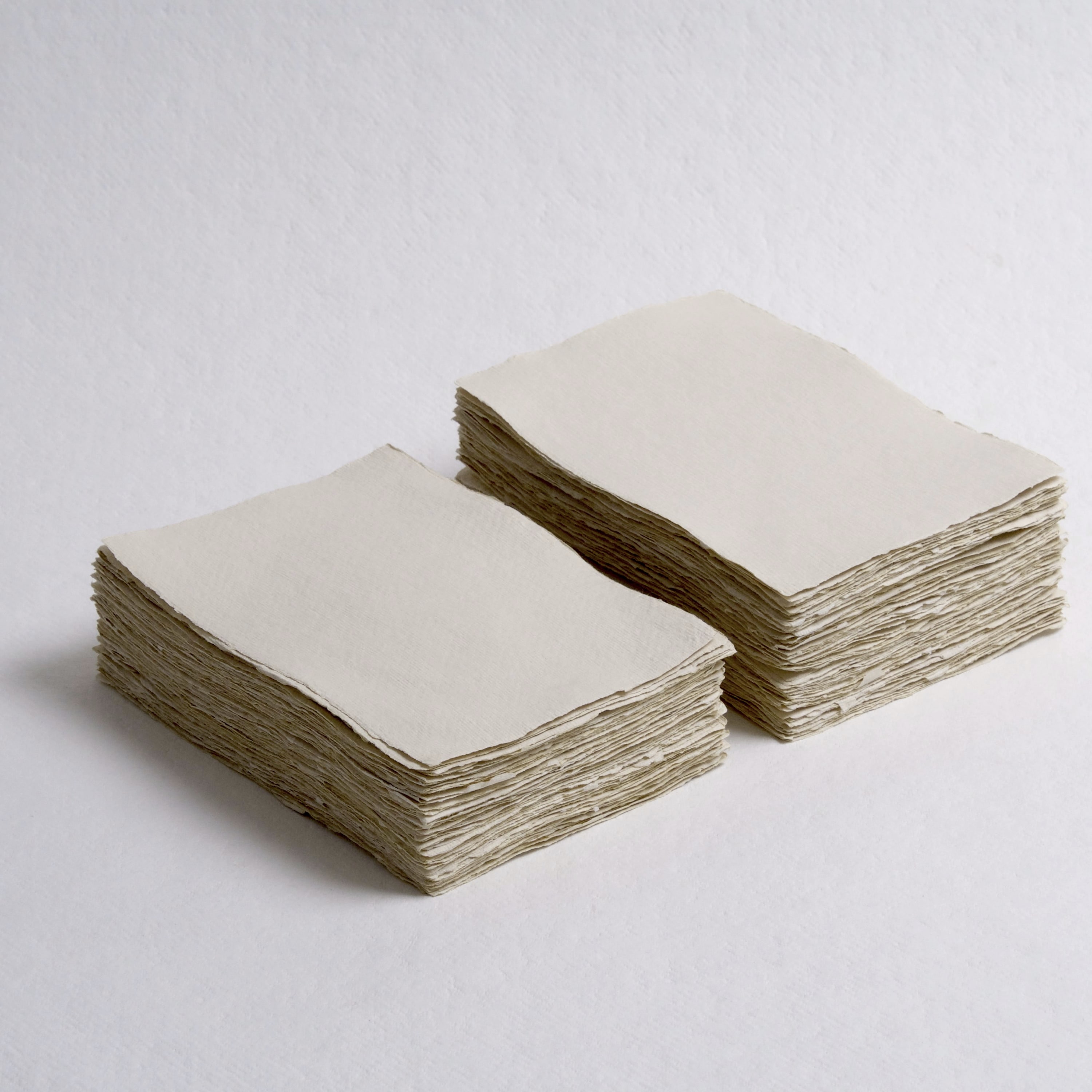 Light Sand, A6, 200 gsm – Deckle edge paper – Indian Cotton Paper Co.