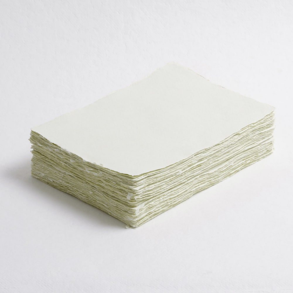 Light Grey, A6, 200 gsm – Deckle edge paper – Indian Cotton Paper Co.