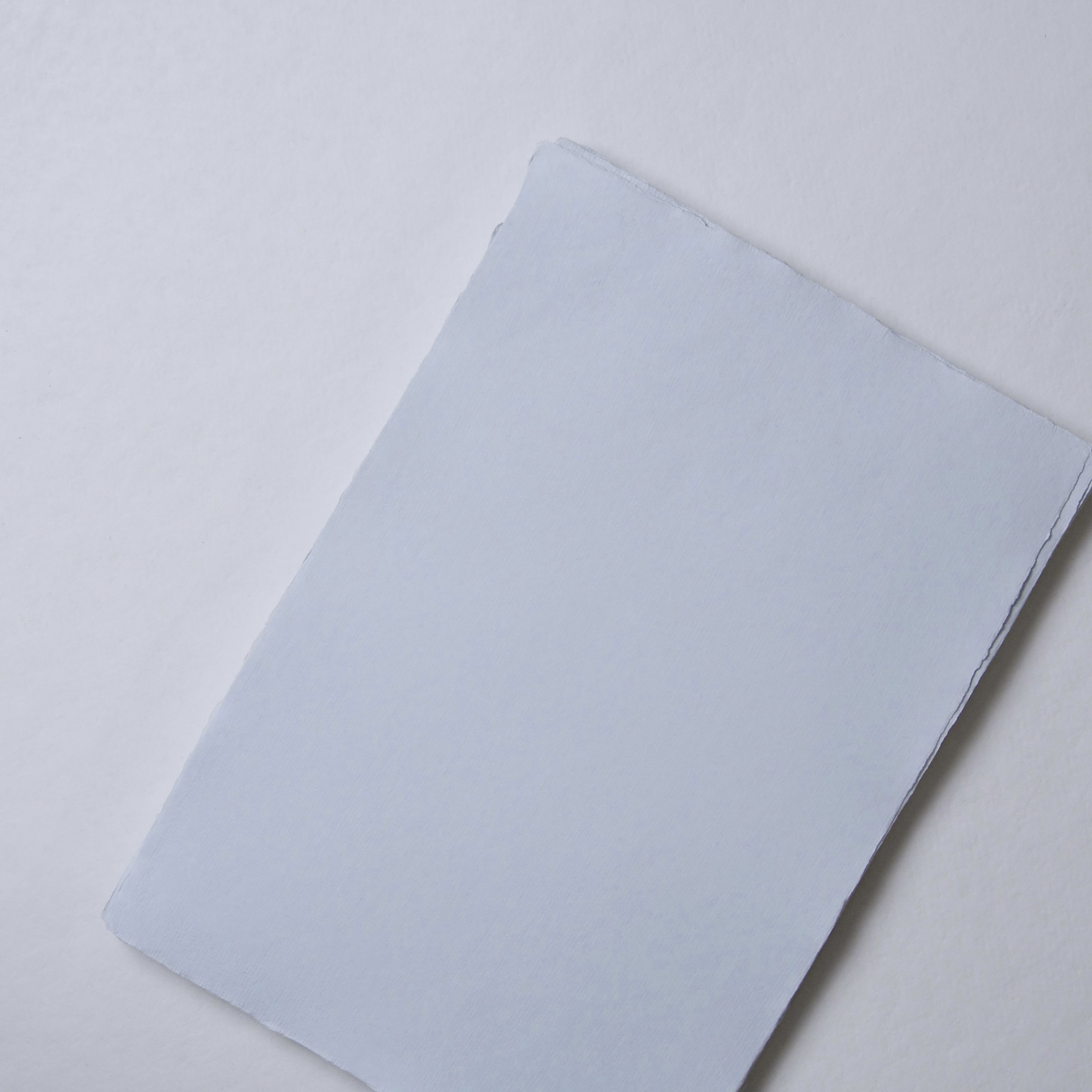 Sky Blue, A4, 300 gsm – Deckle edge paper – Indian Cotton Paper Co.