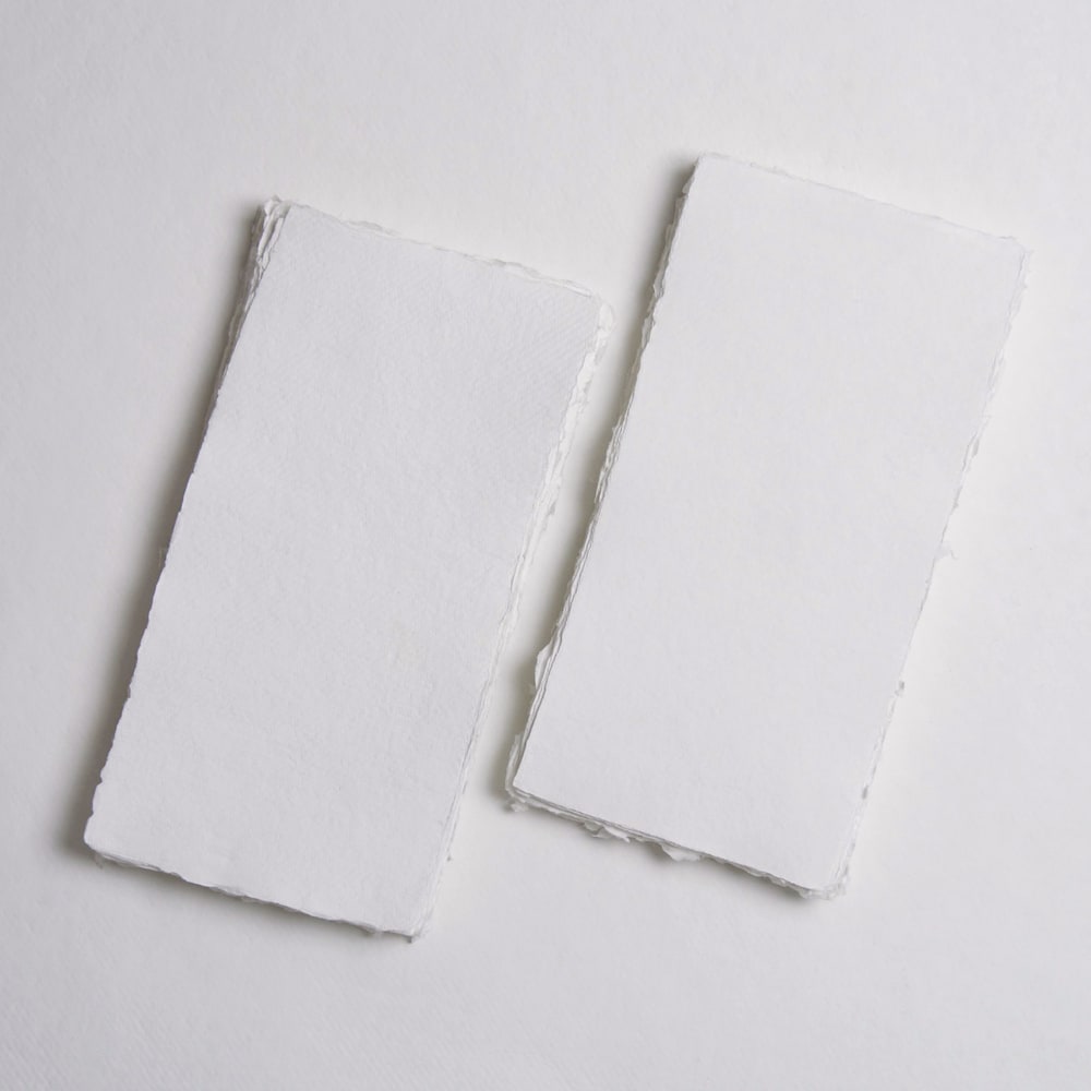 Indian Cotton Paper - Solid - WHITE