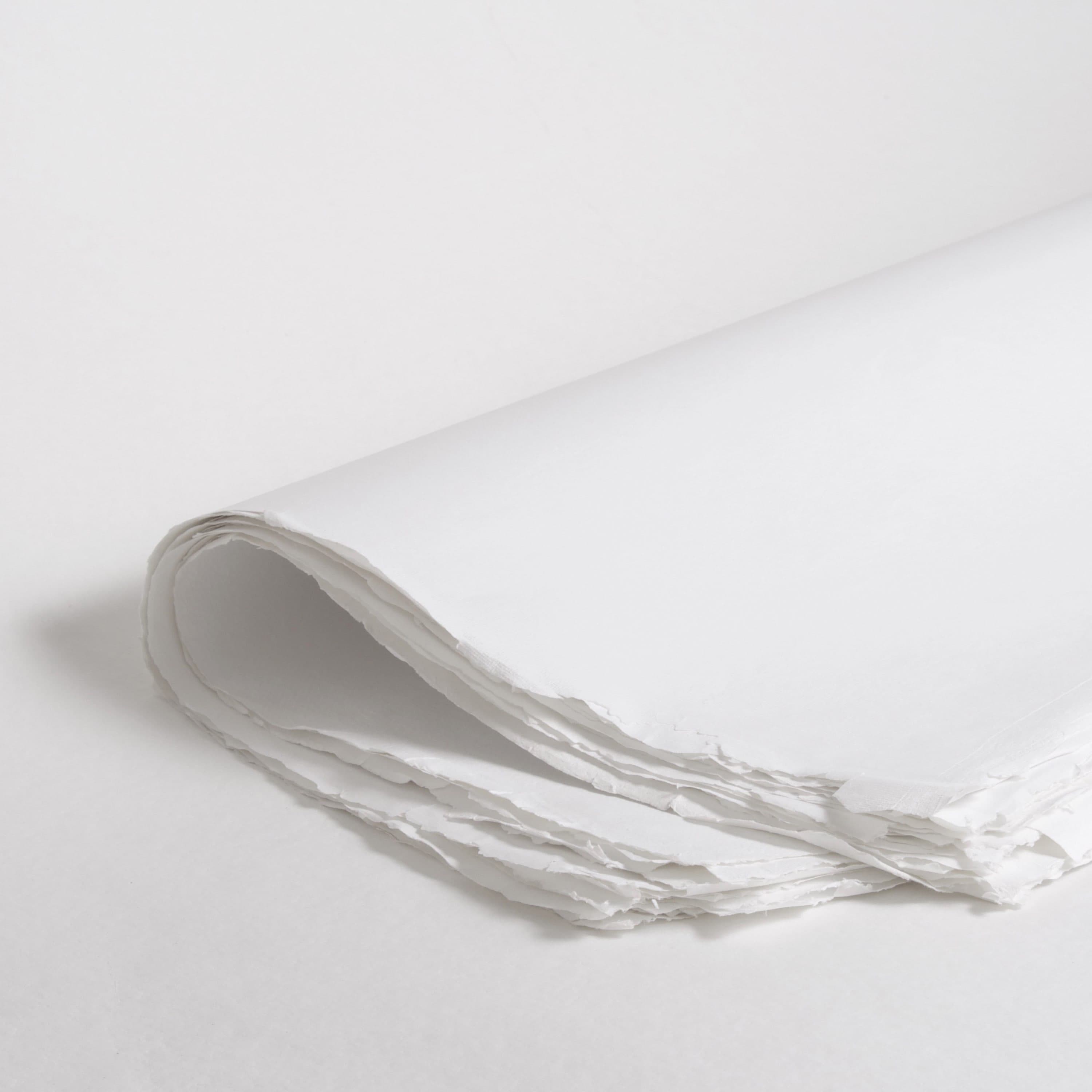 White, Imperial Plus, 300 gsm – Deckle edge paper – Indian Cotton Paper Co.